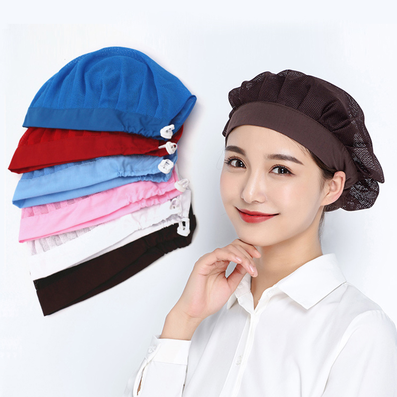 Women Kitchen Accessories - 남성 여성 그물 모자 빵집 베이킹