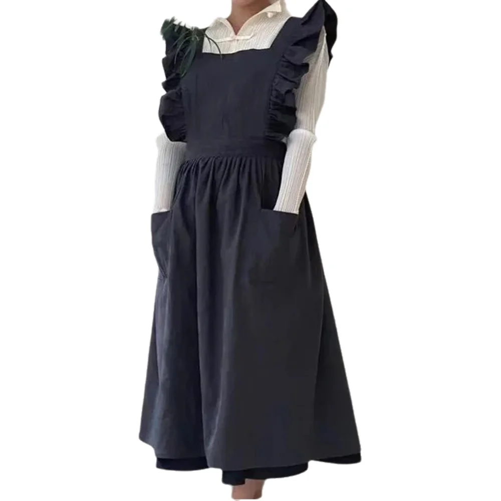 Women Kitchen Accessories - 1PC 프랑스 목가적 꽃집 예술적 코튼