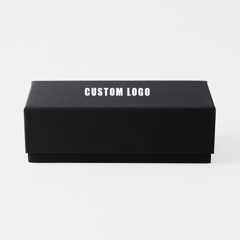 Women Accessories Logo Design - WHO CUTIE 남녀공용 블랙 안경 케이스