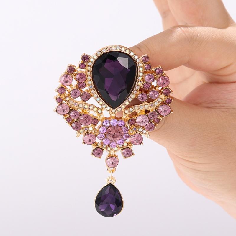 Women Accessories Bouquet - 1개 웨딩 신부 부케 투명 크리스탈
