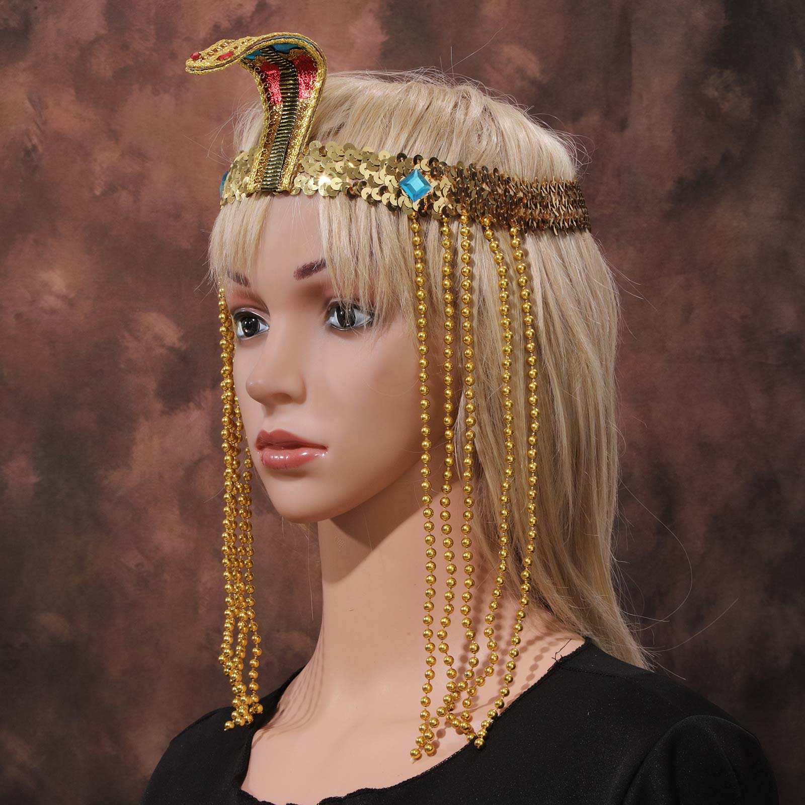 레트로 고대 이집트 여왕 머리 장식 뱀 머리 장식, 이 - Women'S Egyptian Accessories 리뷰 및 가격