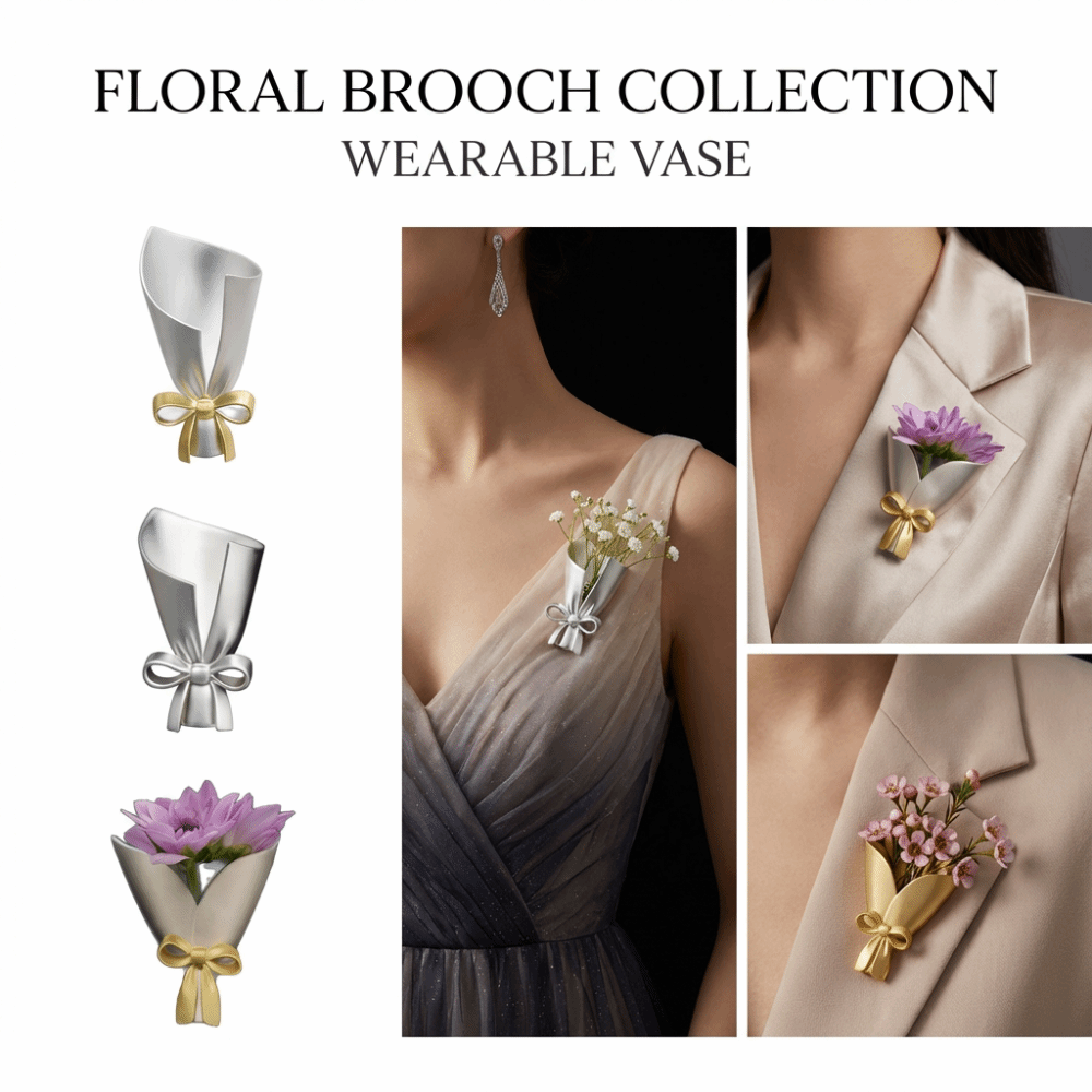 패션 액세서리 미니 의류 꽃다발 클립 빈티지 웨어러블  - Women Accessories Bouquet 리뷰 및 가격