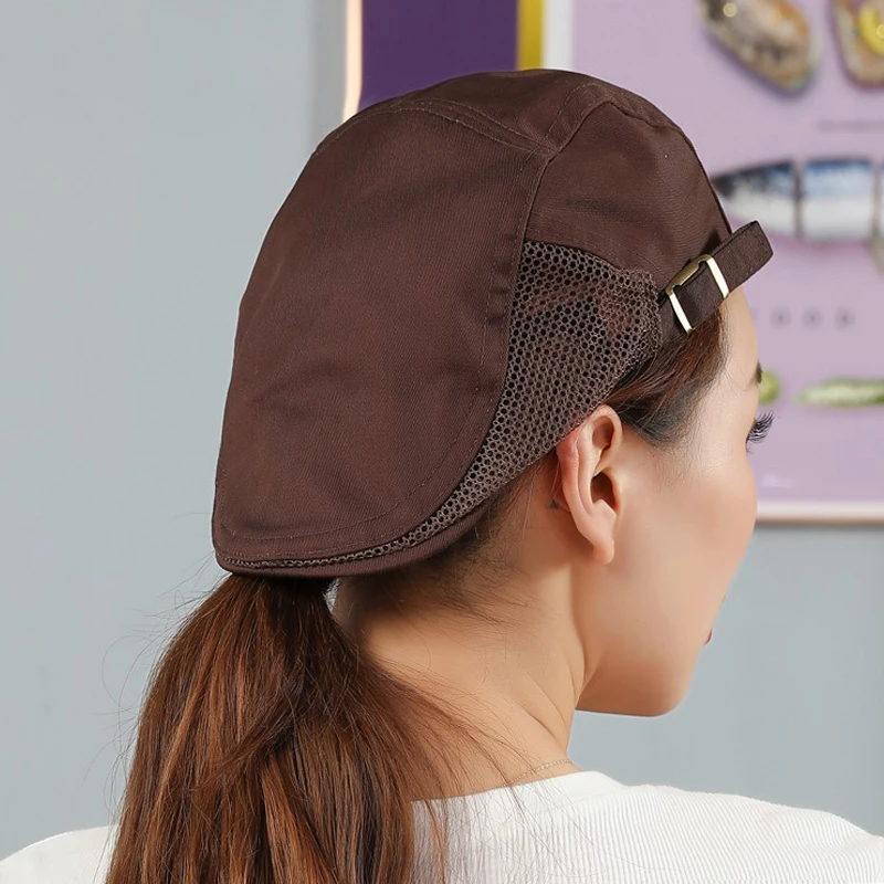 레스토랑 주방 모자 케이터링 호텔 남자 요리사 모자 캔 - Women Kitchen Accessories 리뷰 및 가격