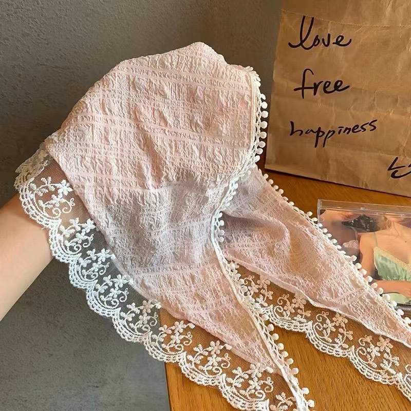 패션 레이스 삼각형 Headscarf 로맨틱 꽃 레이스 - Women Accessories Photos 리뷰 및 가격