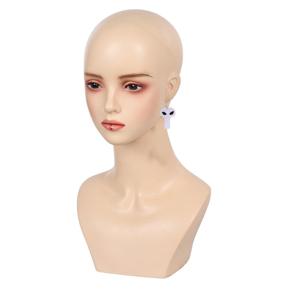 TV 악당 코스프레 벨벳 페어 화이트 귀걸이 의상 액세 - Women Accessories Earrings 리뷰 및 가격