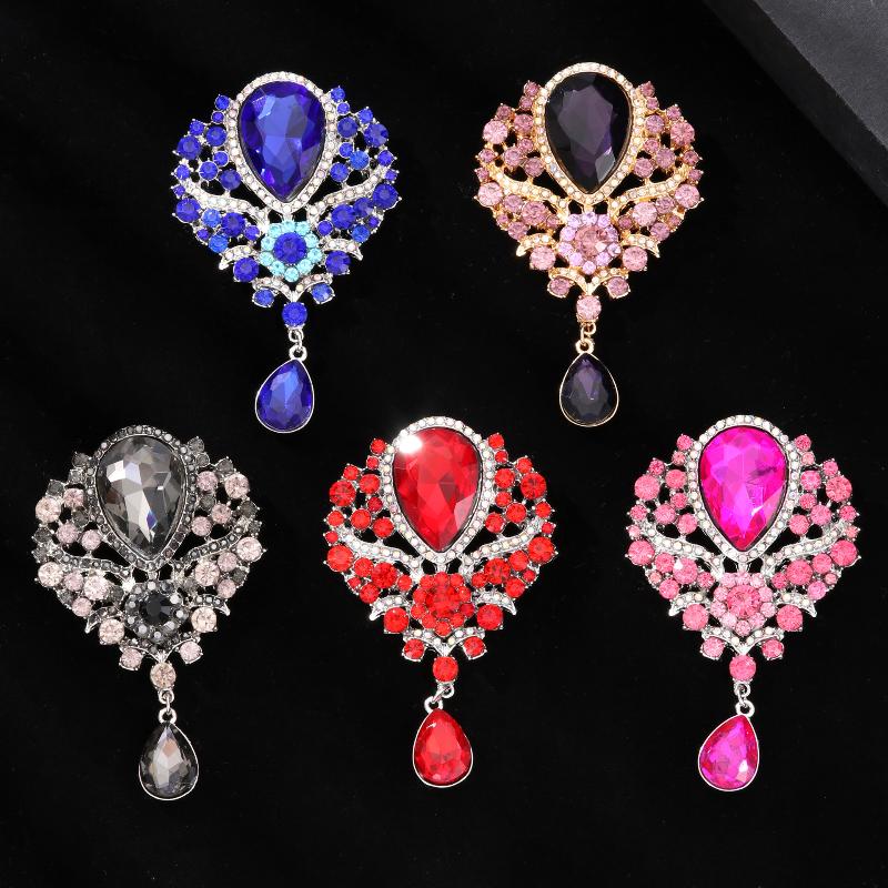 1개 웨딩 신부 부케 투명 크리스탈 라인스톤 눈물방울  - Women Accessories Bouquet 리뷰 및 가격