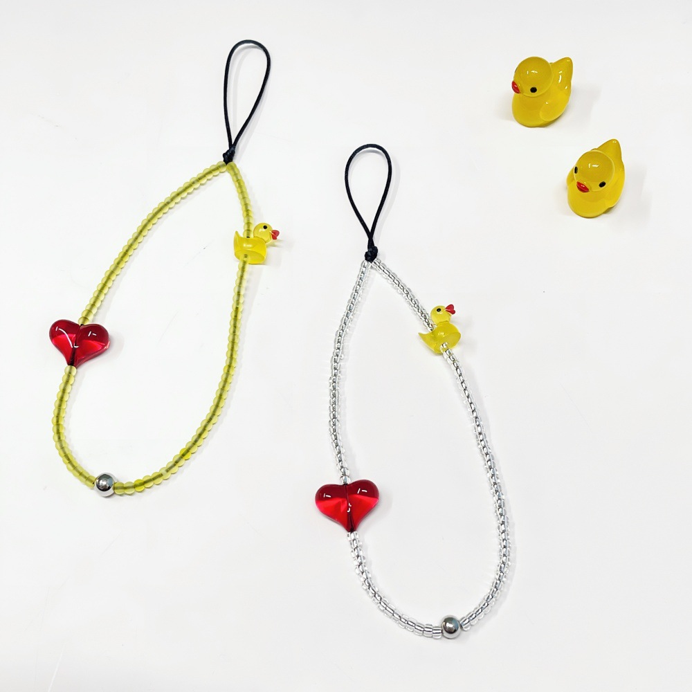 HERLOOK Y2K 트렌디 미니 덕 하트 시드 비즈  - Women'S Y2K Accessories 리뷰 및 가격