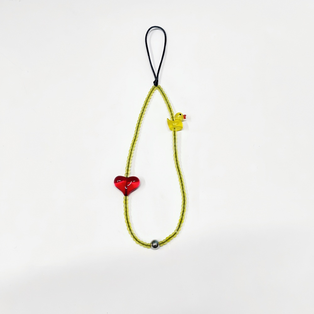 HERLOOK Y2K 트렌디 미니 덕 하트 시드 비즈  - Women'S Y2K Accessories 리뷰 및 가격