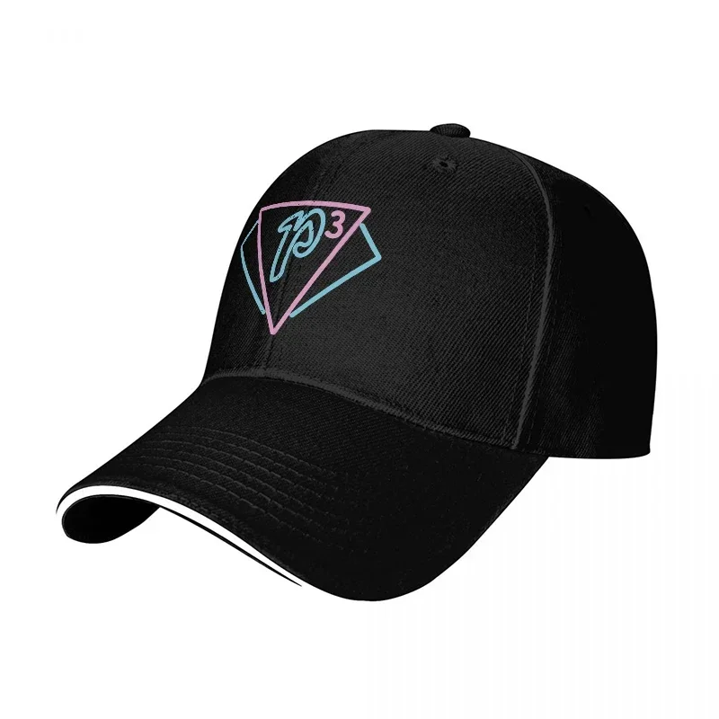 새로운 P3 로고 야구 모자 블랙, 네온 핑크 및 블루 - Women Accessories Logo Design 리뷰 및 가격