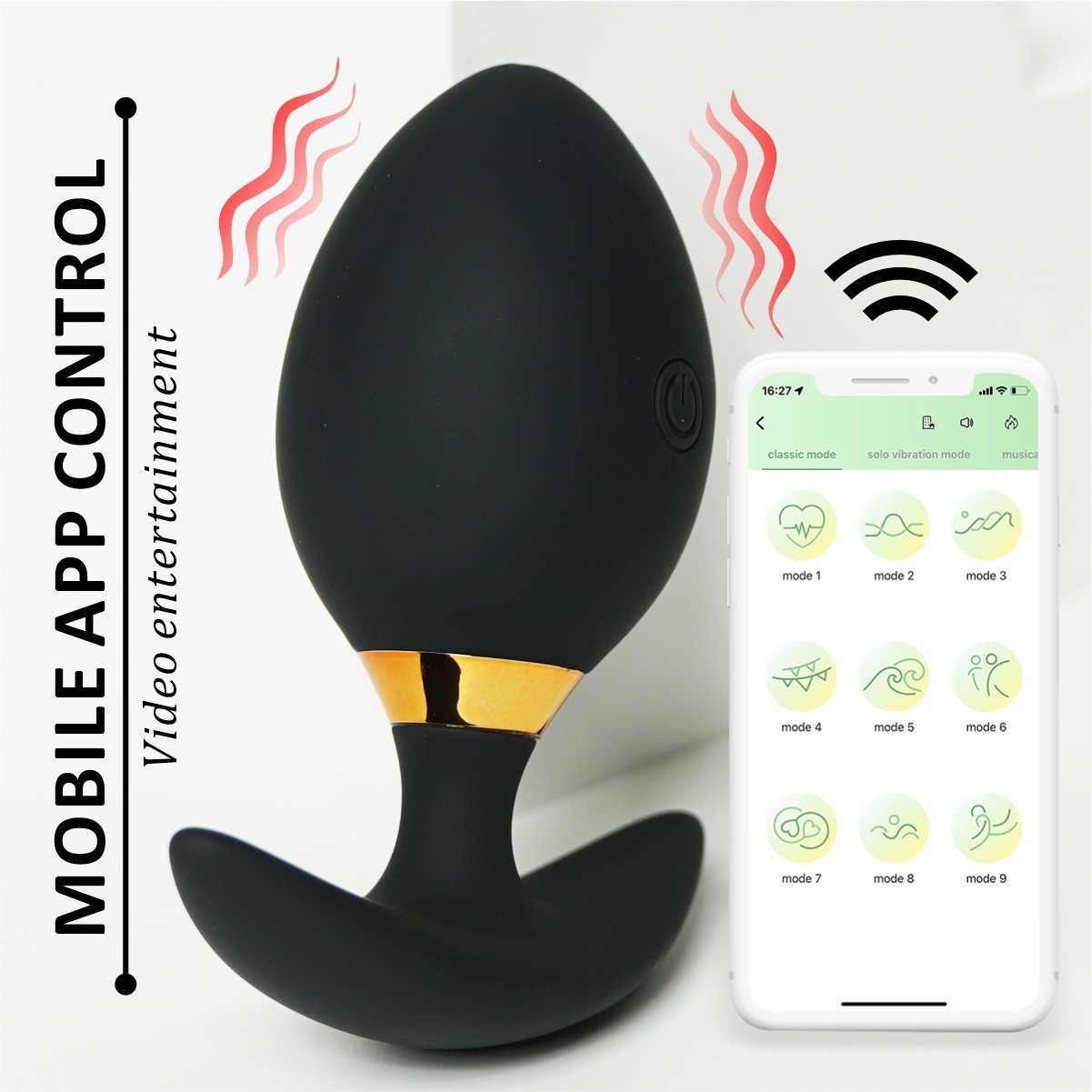 항문 플러그 딜도 바이브레이터 앱 제어 9가지 진동 모 - Women Accessories App 리뷰 및 가격