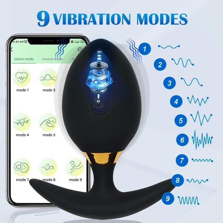 항문 플러그 딜도 바이브레이터 앱 제어 9가지 진동 모 - Women Accessories App 리뷰 및 가격