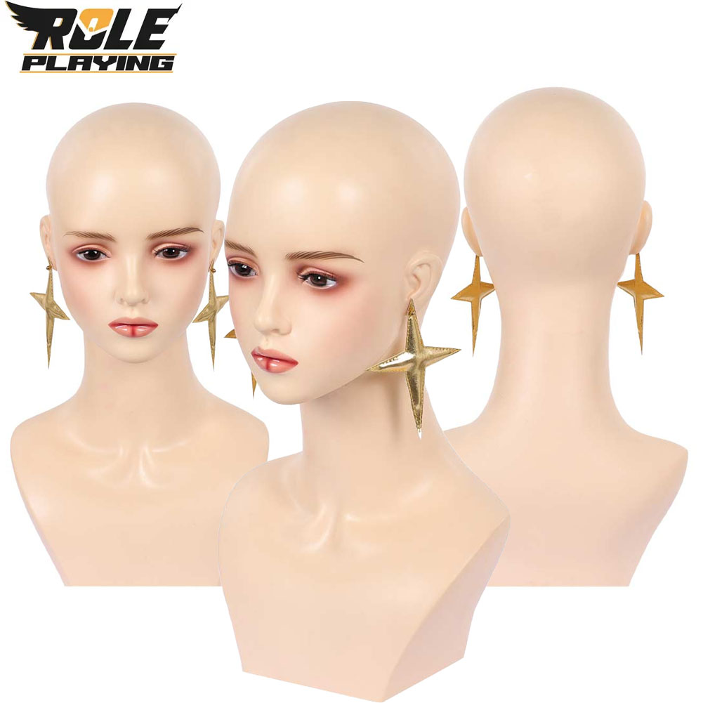 공주 로살리나 코스프레 귀걸이 여성 판타지 골드 인조  - Women Accessories Earrings 리뷰 및 가격