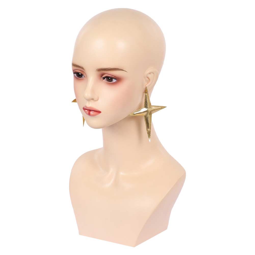 공주 로살리나 코스프레 귀걸이 여성 판타지 골드 인조  - Women Accessories Earrings 리뷰 및 가격