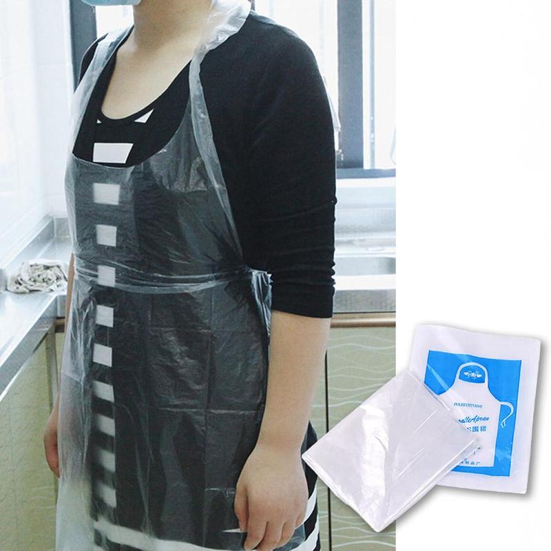 20PCS 일회용 주방 앞치마 플라스틱 방수 앞치마 남 - Women Kitchen Accessories 리뷰 및 가격