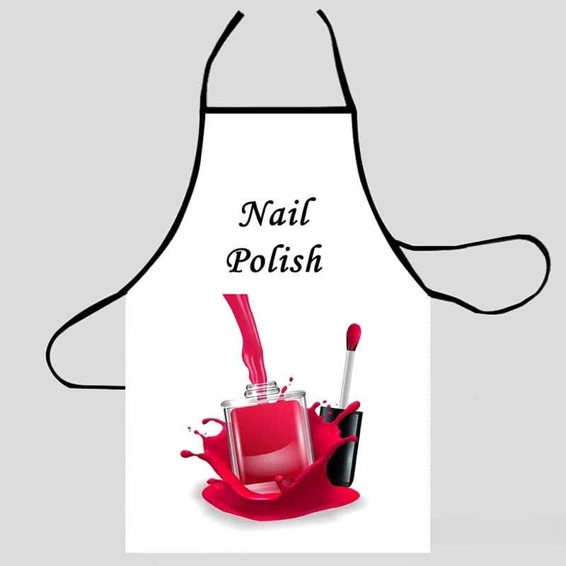패션 디자인 네일 폴리쉬 앞치마 여성용 선물 옥스포드  - Women Accessories Logo Design 리뷰 및 가격
