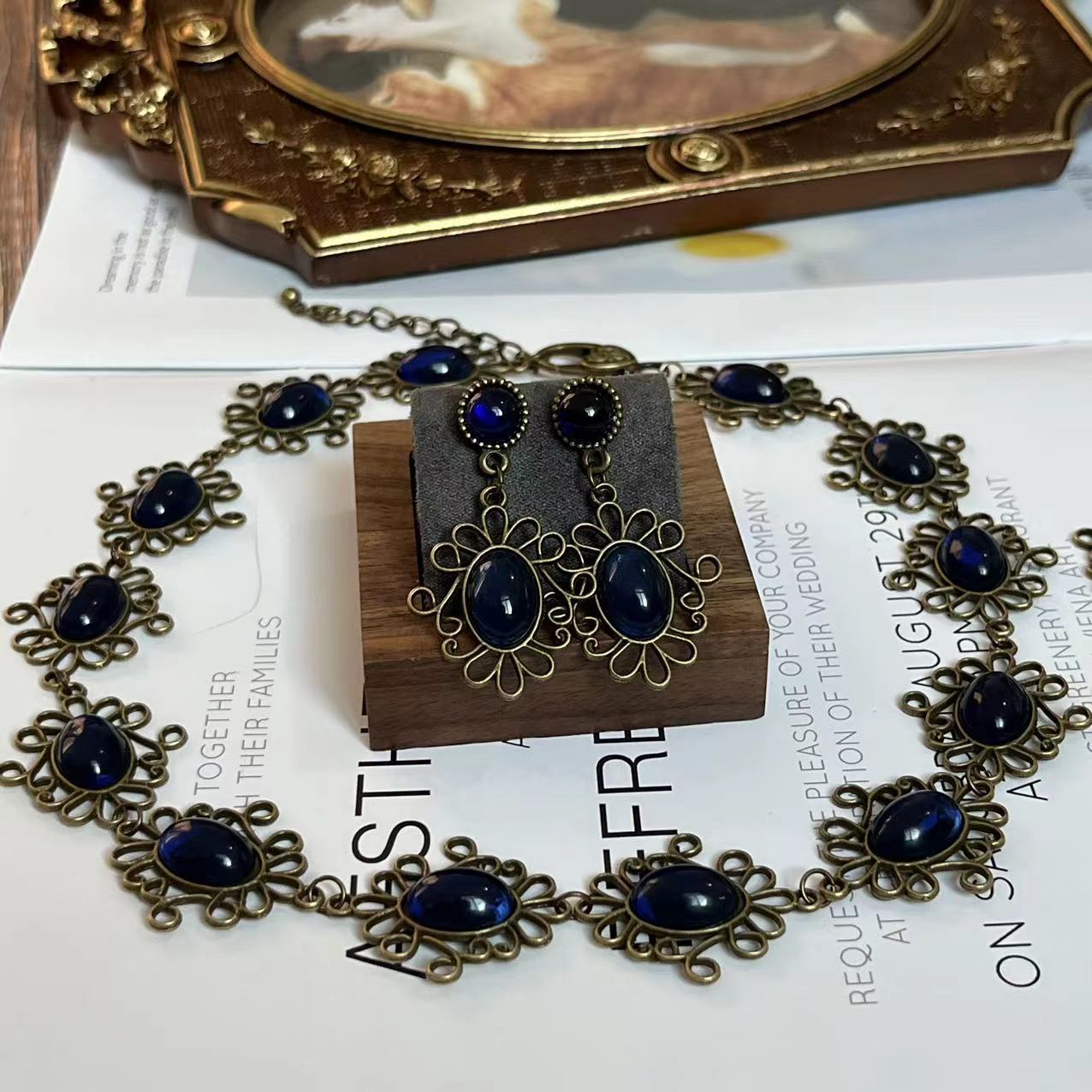 역사적인 여왕 앤 보일린 수제 유약 목걸이 귀걸이 팔찌 - Women Accessories Earrings 리뷰 및 가격
