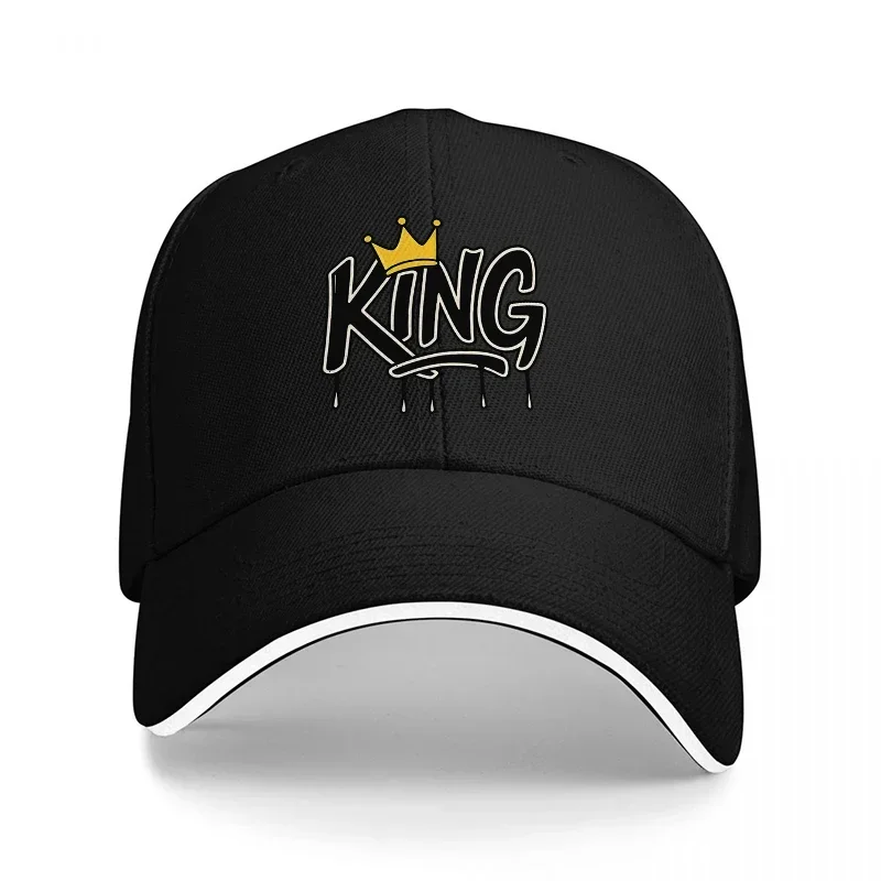 새로운 킹 크라운 로고 야구 모자 블랙 조절 가능한 모 - Women Accessories Logo Design 리뷰 및 가격