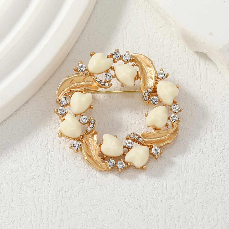 여성을위한 빈티지 사랑 진주 꽃 브로치 우아한 패션 꽃 - Women Accessories Bouquet 리뷰 및 가격