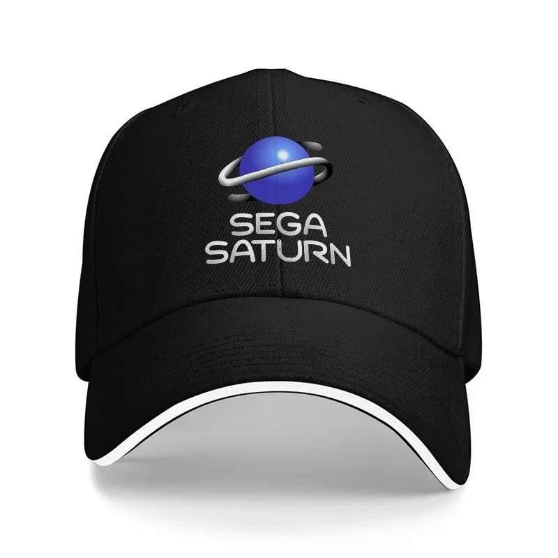 새로운 SEGA SATURN 로고 야구 모자 블랙 블루 - Women Accessories Logo Design 리뷰 및 가격