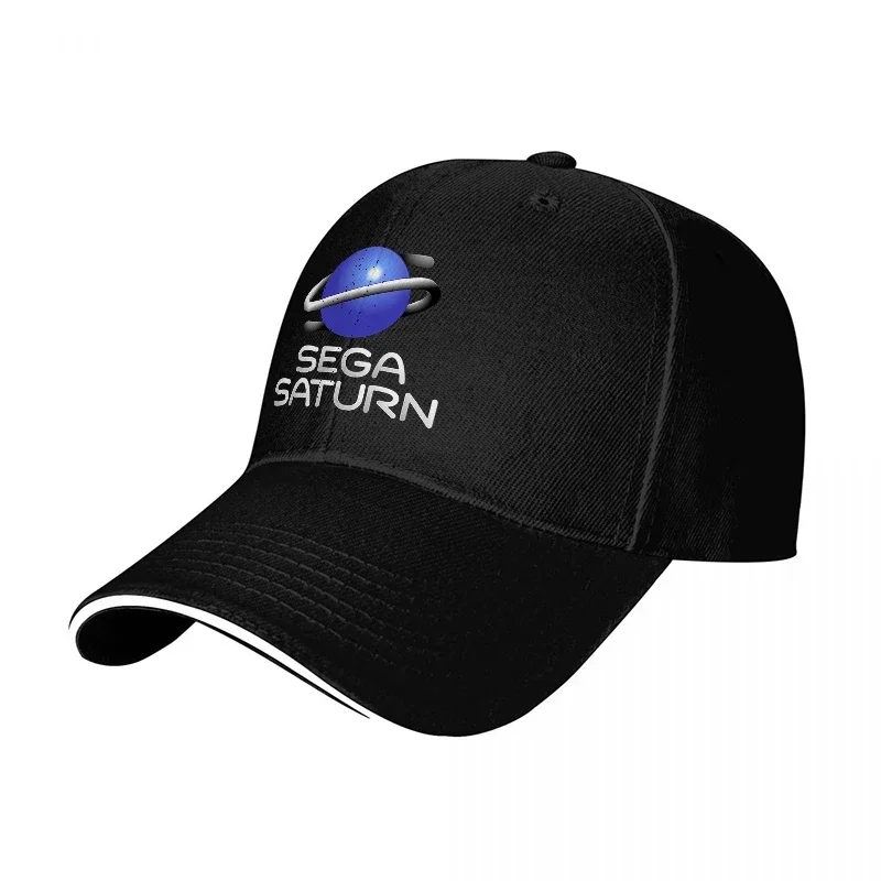 새로운 SEGA SATURN 로고 야구 모자 블랙 블루 - Women Accessories Logo Design 리뷰 및 가격