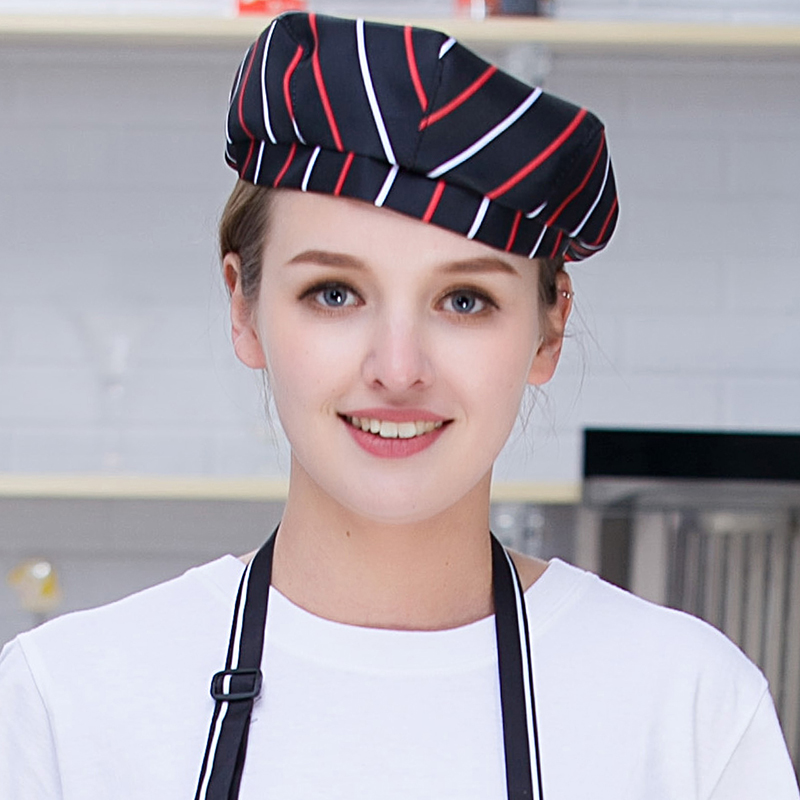 푸드 서비스 쿡 캡 호텔 케이터링 셰프 웨이터 작업 모 - Women Kitchen Accessories 리뷰 및 가격